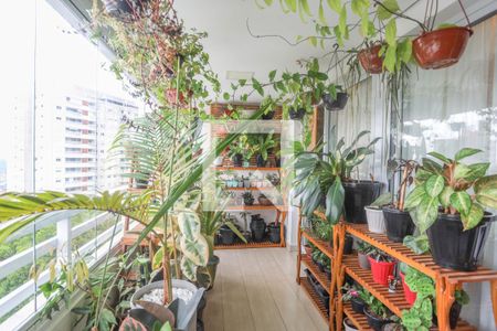 Varanda da sala  de apartamento à venda com 3 quartos, 105m² em Centro, Diadema