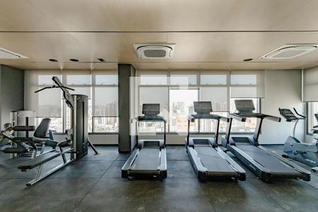 Área comum - Academia de kitnet/studio para alugar com 1 quarto, 30m² em Cidade Monções, São Paulo