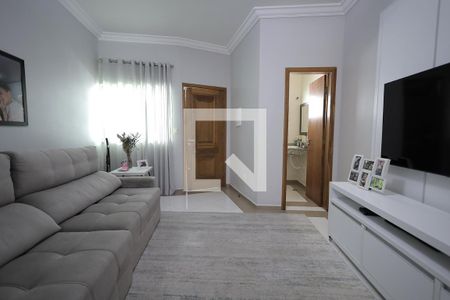 Sala de casa à venda com 3 quartos, 147m² em Vila Guiomar, Santo André