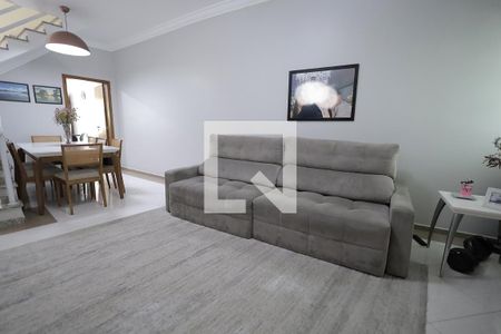 Sala de casa à venda com 3 quartos, 147m² em Vila Guiomar, Santo André