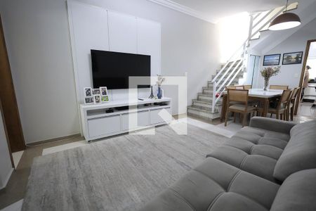 Sala de casa à venda com 3 quartos, 147m² em Vila Guiomar, Santo André