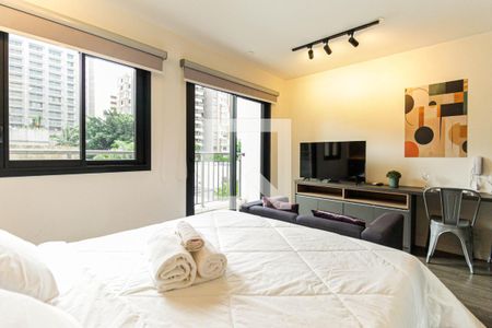 Studio de apartamento para alugar com 1 quarto, 25m² em Indianópolis, São Paulo