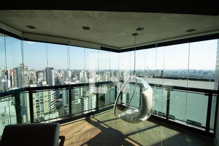 varanda de apartamento à venda com 3 quartos, 120m² em Paraíso, São Paulo