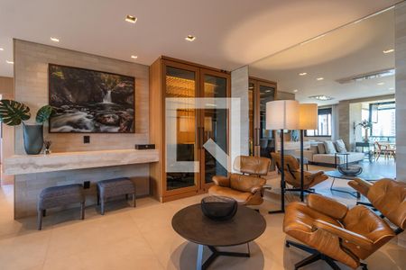 Sala de apartamento para alugar com 2 quartos, 112m² em Empresarial 18 do Forte, Barueri