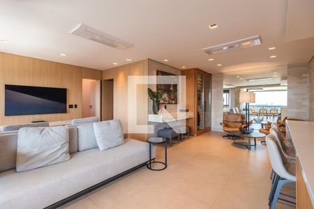 Sala de apartamento para alugar com 2 quartos, 112m² em Empresarial 18 do Forte, Barueri