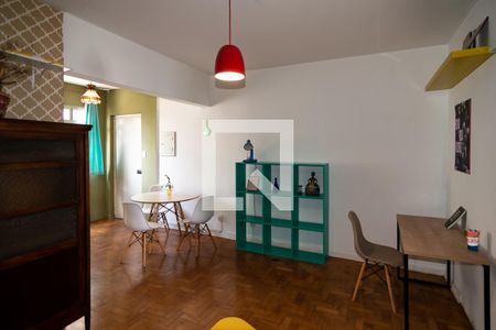 Sala de apartamento para alugar com 1 quarto, 56m² em Bela Vista, São Paulo