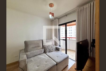 Sala de apartamento para alugar com 1 quarto, 50m² em Brooklin, São Paulo