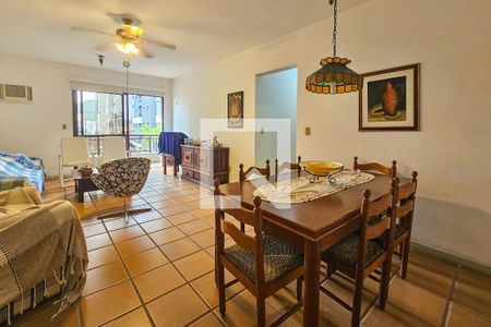 Sala de apartamento para alugar com 3 quartos, 120m² em Balneario Cidade Atlantica, Guarujá