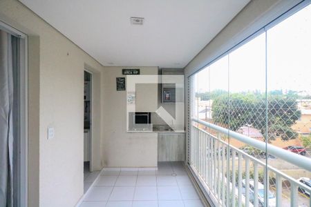Varanda Gourmet de apartamento à venda com 3 quartos, 87m² em Jardim Sao Caetano, São Caetano do Sul