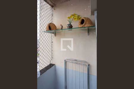 Varanda da Sala de apartamento à venda com 2 quartos, 52m² em Campanário, Diadema