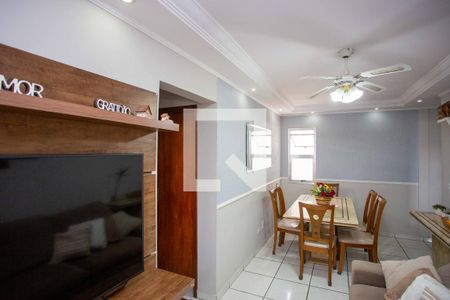 Sala de apartamento à venda com 2 quartos, 52m² em Campanário, Diadema