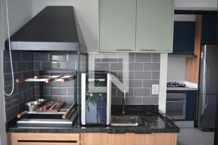 Varanda gourmet de apartamento à venda com 3 quartos, 93m² em Campestre, Santo André