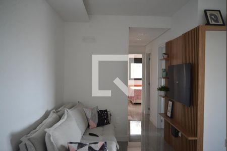 Sala de apartamento à venda com 3 quartos, 93m² em Campestre, Santo André