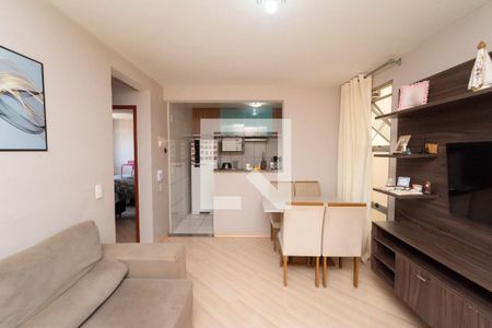 Sala de apartamento para alugar com 2 quartos, 45m² em Diamante, Belo Horizonte