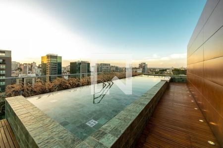 Área comum - Piscina de apartamento para alugar com 1 quarto, 24m² em Auxiliadora, Porto Alegre