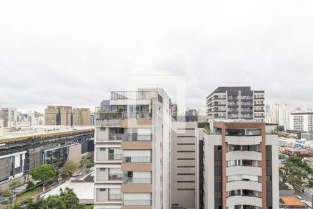 Varanda de kitnet/studio para alugar com 1 quarto, 22m² em Indianópolis, São Paulo