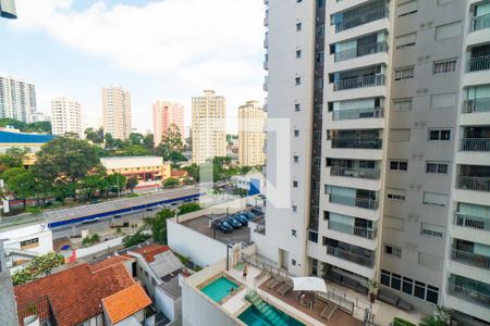 Vista da Sacada da Sala/Cozinha de kitnet/studio à venda com 1 quarto, 29m² em Jardim Prudência, São Paulo
