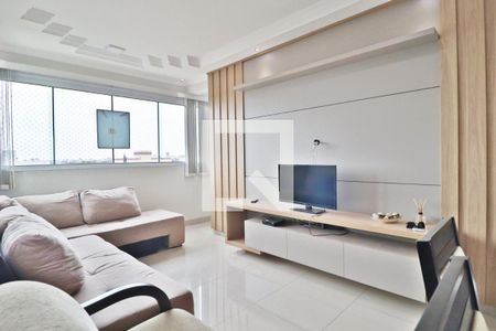 Sala de apartamento para alugar com 2 quartos, 68m² em Jardim Inconfidência, Uberlândia