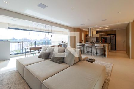 Sala de apartamento à venda com 3 quartos, 136m² em Jardim Dom Bosco, São Paulo