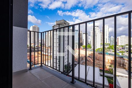 Sala/Cozinha - Varanda de apartamento à venda com 1 quarto, 26m² em Pinheiros, São Paulo