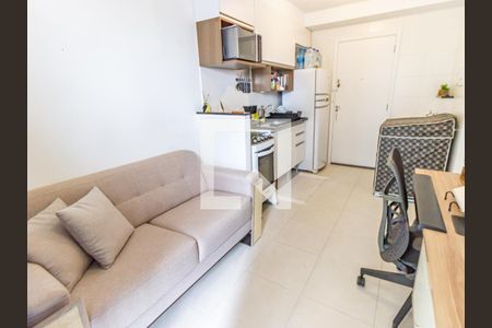 Sala/Cozinha de apartamento para alugar com 1 quarto, 29m² em Belenzinho, São Paulo