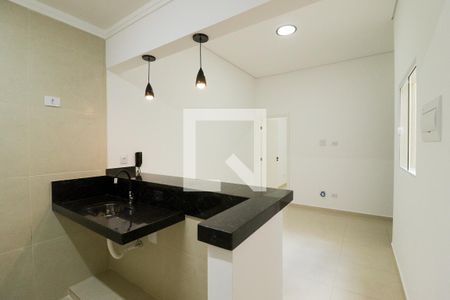 Sala/Cozinha de casa para alugar com 1 quarto, 42m² em Vila Espanhola, São Paulo