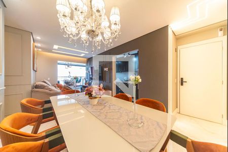 Sala de apartamento à venda com 3 quartos, 81m² em Campestre, Santo André