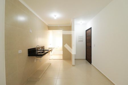 Sala/Cozinha de casa para alugar com 1 quarto, 35m² em Vila Espanhola, São Paulo