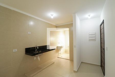 Sala/Cozinha de casa para alugar com 1 quarto, 35m² em Vila Espanhola, São Paulo