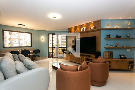 Sala de apartamento à venda com 3 quartos, 127m² em Tatuapé, São Paulo