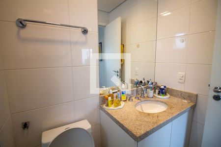 Banheiro de kitnet/studio à venda com 1 quarto, 43m² em Cidade Monções, São Paulo