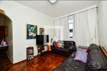 Sala de Estar de apartamento à venda com 3 quartos, 90m² em Cidade Nova, Belo Horizonte