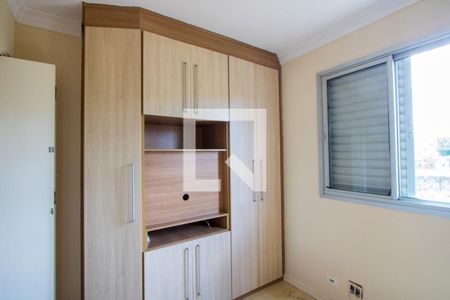 Quarto 1 - Suíte de apartamento à venda com 3 quartos, 67m² em Vila Homero Thon, Santo André