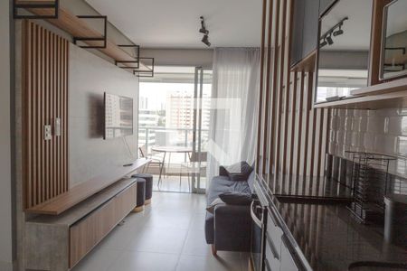 Sala/Cozinha de kitnet/studio para alugar com 1 quarto, 39m² em Macedo, Guarulhos