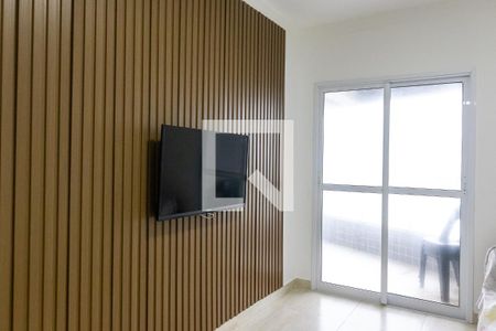 Sala de apartamento para alugar com 2 quartos, 91m² em Guilhermina, Praia Grande
