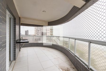 Varanda da Sala de apartamento para alugar com 2 quartos, 91m² em Guilhermina, Praia Grande