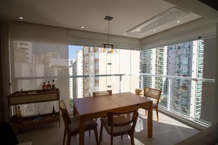 Sala de Jantar  de apartamento para alugar com 1 quarto, 48m² em Campo Belo, São Paulo