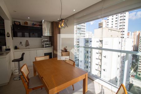 Sala de Jantar  de apartamento para alugar com 1 quarto, 48m² em Campo Belo, São Paulo