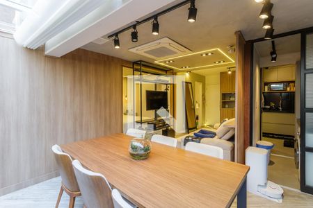 Sala de apartamento para alugar com 1 quarto, 72m² em Indianópolis, São Paulo