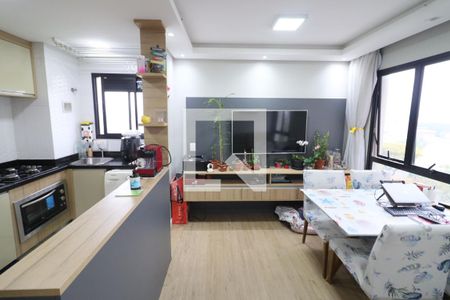 Sala/Cozinha de apartamento à venda com 1 quarto, 37m² em Presidente Altino, Osasco