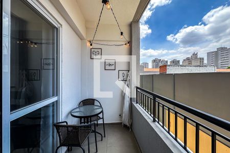 Varanda  de kitnet/studio para alugar com 1 quarto, 27m² em Belenzinho, São Paulo
