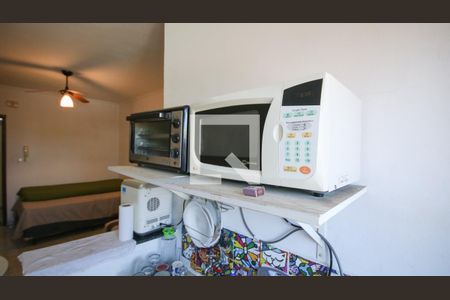 Cozinha de kitnet/studio para alugar com 1 quarto, 30m² em Vilamar, Praia Grande