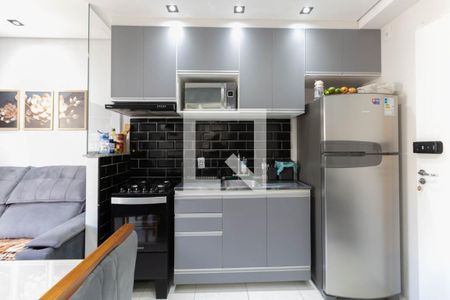 Cozinha de apartamento para alugar com 2 quartos, 36m² em Sacoma, São Paulo