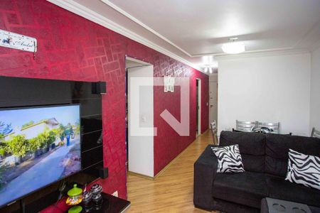 Sala de apartamento à venda com 2 quartos, 56m² em Taboão, Diadema