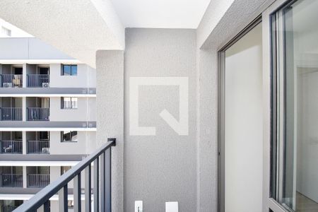 varanda sala de kitnet/studio à venda com 1 quarto, 27m² em Pinheiros, São Paulo