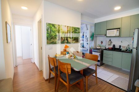 Sala de Jantar de apartamento à venda com 2 quartos, 62m² em Chácara Santo Antônio, São Paulo