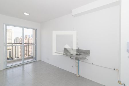 Sala/cozinha de apartamento à venda com 1 quarto, 29m² em Vila Olímpia, São Paulo