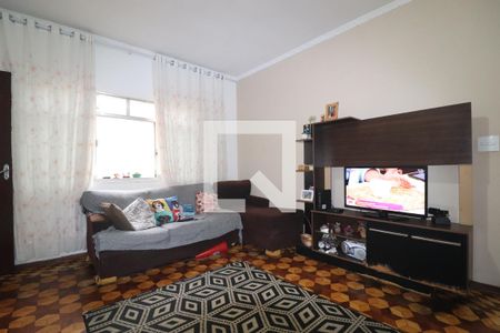 Casa 1 - Sala de casa à venda com 2 quartos, 240m² em Vila Camilópolis, Santo André