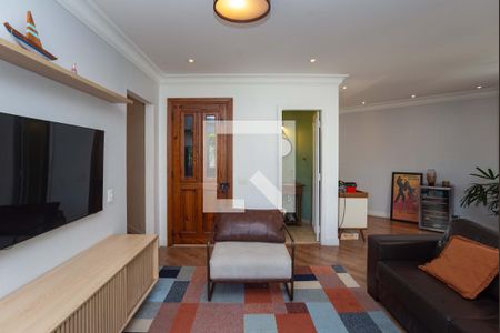 Sala de apartamento à venda com 3 quartos, 123m² em Pompeia, São Paulo