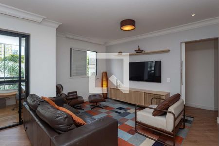 Sala de apartamento à venda com 3 quartos, 123m² em Pompeia, São Paulo